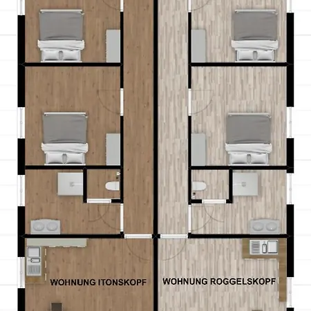 Arlberg Oko Ferienwohnung Roggelskopf - A25089 アパート *